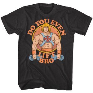 He-Man T-Shirt Masters Of The Universe Do You Even Lift Gym Cartoon Tee 92